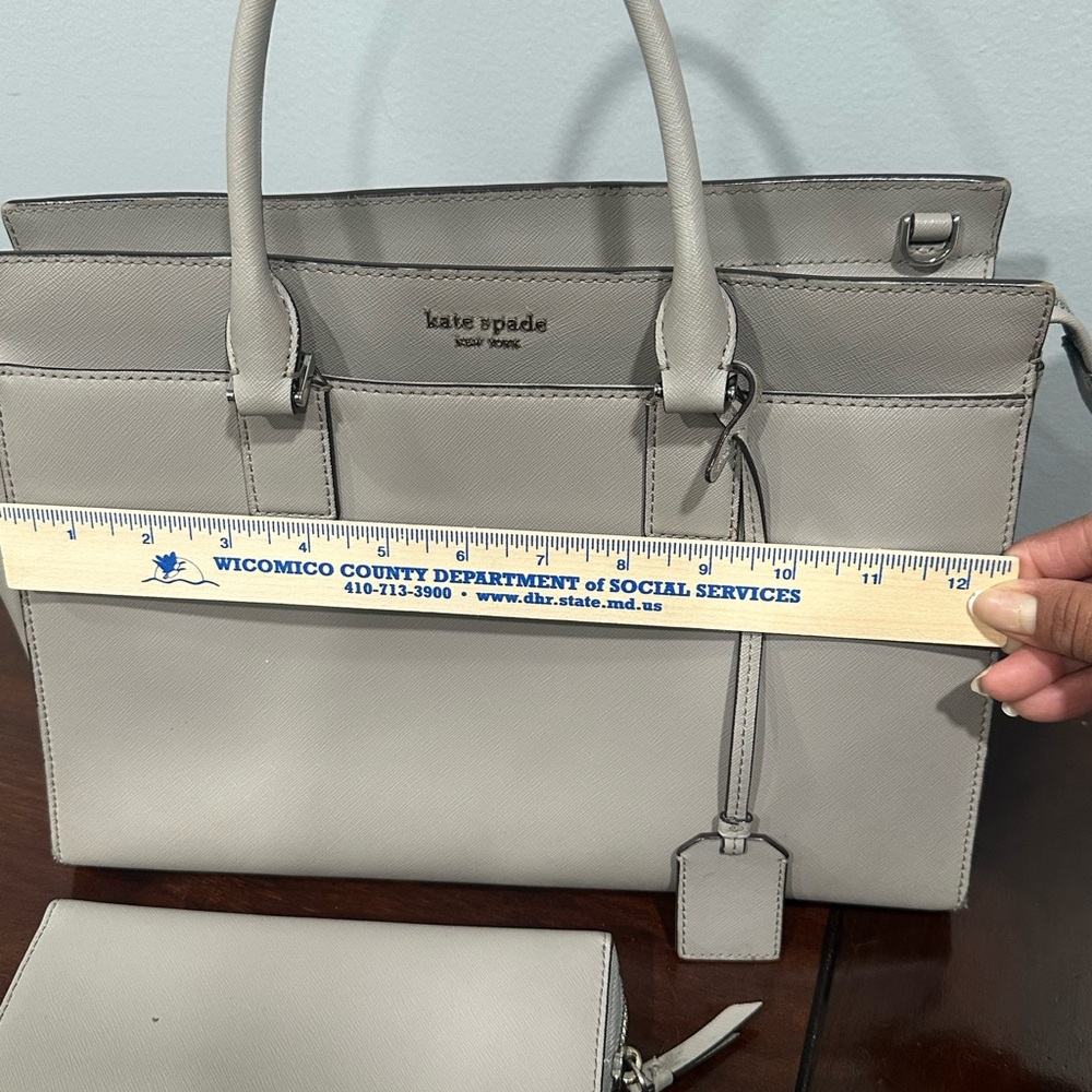 Kate Spade Cream Tote and Wallet Set - Picture 14 of 16